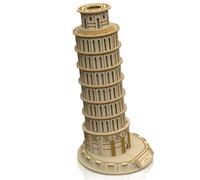 Hallisun 3D Rompecabezas de Madera de construcción para Adultos, la Torre Inclinada de Pisa Modelo de Arquitectura Kit Artesanía Hobbies Juguete Regalo de cumpleaños para Mujeres Hombres 151 Piezas