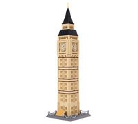 Hallisun Bloques de Construcción de Juguete, Big Ben Kit Modelo Arquitectónico, Elizabeth Tower Block Famoso Landmark Recuerdos Coleccionables para Adolescentes Niños 8+, 1664 Piezas