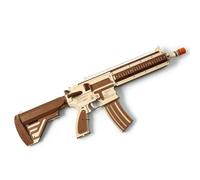 Hallisun Rompecabezas de madera 3D para adultos a partir de 14 años, bandas de goma geniales, juguetes de armas, kits de construcción, rompecabezas de montaje, manualidades de madera, pasatiempos