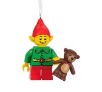 Hallmark Adorno Coleccionable de Elfo y Peluche Lego Minifigure