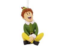 Hallmark Adorno Colgante Buddy The Elf, decoración de árbol de Elfo de película de Navidad, Adorno Colgante de Resina, Adorno Colgante de Navidad, Regalos para Navidad