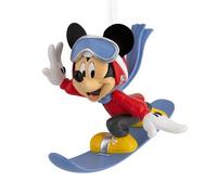 Hallmark Adorno de Mickey Mouse para Snowboard, decoración de árbol de Disney, Adorno Colgante de Disney, Adorno Colgante de Navidad, Regalos para Navidad