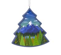Hallmark Adorno de Navidad para árbol de Escena de montaña
