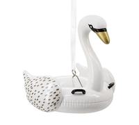Hallmark Adorno navideño de Flotador de Piscina de Cisne