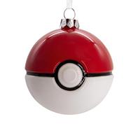 Hallmark Adorno navideño de vidrio soplado Pokémon Poké Ball