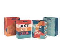 Hallmark Bolsa de regalo mediana de 9 pulgadas para papás