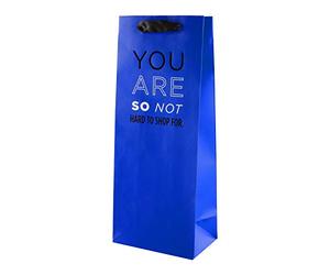 Hallmark - Bolsa para botella de agua con texto "Not Hard to Shop For"