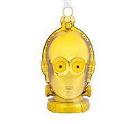 Hallmark C-3PO Adorno de Cristal, decoración de árbol de Star Wars, Adorno Colgante de Cristal, Adorno Colgante de Navidad, Regalos para Navidad