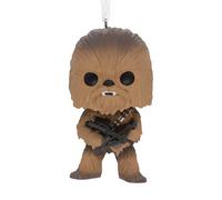 Hallmark Chewbacca Funko Pop - Adorno de Navidad Colgante, Star Wars, decoración de árbol de Resina