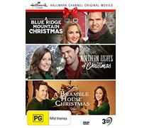 Hallmark Christmas 3 - Colección de películas de Navidad (una montaña azul, luces del norte de Navidad, una casa de zarza navideña)