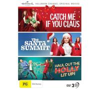 Hallmark Christmas 3 Film Collection (Catch Me If You Claus/The Santa Summit/Haul Out The Holly: Lit Up) [DVD]