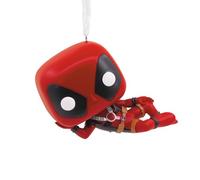 Hallmark Deadpool Funko Pop - Adorno de Navidad Colgante, Marvel, decoración de árbol de Resina