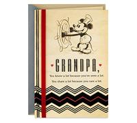 Hallmark Disney - Tarjeta de cumpleaños para abuelo (Mickey Mouse)