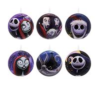 Hallmark Disney Tim Burton's The Nightmare Before Christmas - Bolas de hojalata para Navidad, Juego de 12