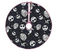 Hallmark Disney Tim Burton's The Nightmare Before Christmas Falda de αrbol de Navidad de 48 pulgadas, regalos para fanαticos de Disney