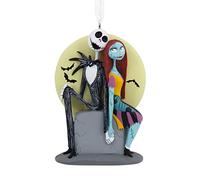 Hallmark Disney Tim Burton's The Nightmare Before Christmas Jack and Sally on Tombstone Christmas Ornament (0003HCM0845)