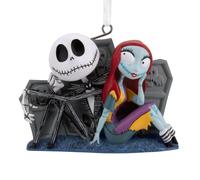 Hallmark Disney Tim Burton's The Nightmare Before Christmas Jack y Sally con lαpidas adornos navideρos regalos para fanαticos de Disney