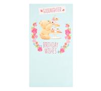 Hallmark Forever Friends Tarjeta de cumpleaños goddaughter 'con amor' - medio