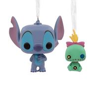 Hallmark Funko Pop! Disney Lilo & Stitch Tree Decoración, Stitch & Scrump, Paquete de 2