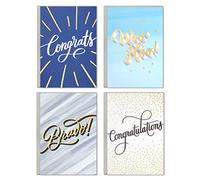 Hallmark Gratulations Cards Surtido, Bravo (caja de 12 tarjetas y sobres)