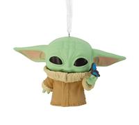 Hallmark Grogu Funko Pop - Adorno de Navidad Colgante, Star Wars: The Mandalorian, decoración de árbol de Resina