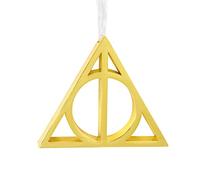 Hallmark Harry Potter - Adorno de Navidad con símbolo de Las Reliquias de la Muerte, Metal