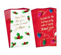 Hallmark Holiday Money or Gift Card Holder Cards for Teachers, Caregivers (10 Cards with Envelopes) Thank You, Gratitude