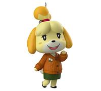 Hallmark Keepsake Adorno de Navidad 2023, Adorno de Cruce de Animales de Nintendo, Isabelle, Regalos para Jugadores
