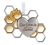 Hallmark Keepsake Adorno de Navidad 2023, Nuestro Amor es Dulce, Abeja y Panal