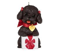 Hallmark Keepsake Adorno de Navidad 2024, caniche de Amor de Cachorro 2024, Regalos para Amantes de los Animales