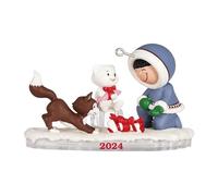 Hallmark Keepsake Adorno de Navidad 2024, Frosty Friends 2024, Regalos de coleccionista de muñeco de Nieve