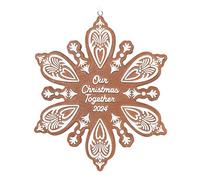 Hallmark Keepsake Adorno de Navidad 2024, Our Christmas Together 2024, Porcelana, Regalos Familiares