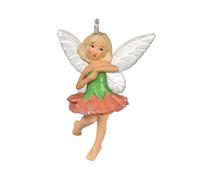 Hallmark Keepsake Adorno de Navidad en Miniatura de 1.1 Pulgadas 2024, Mini Hada de Clavel, Regalo para Ella