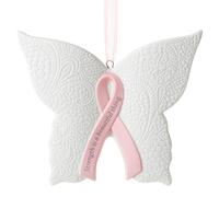Hallmark Keepsake Christmas Ornament 2021, Strength is Beautiful Butterfly Benefiting Susan G. Komen, Porcelain