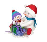 Hallmark Keepsake Christmas Ornament 2024, Making Memories Wrapping Lesson, Snowman Collectors Gifts