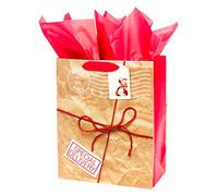 Hallmark Large Christmas Gift Bag with Tissue Paper (Stamp Tag)