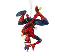 Hallmark Marvel Spider-Man colgando de luces adorno navideρo regalos para fanαticos de Marvel