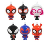 Hallmark Marvel Spider-Man Series 4 Adornos de Navidad misteriosos, inastillables, Juego de 2, Regalos para los Fans de Marvel