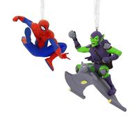 Hallmark Marvel Spider-Man y Duende Verde Adornos de Navidad, Juego de 2