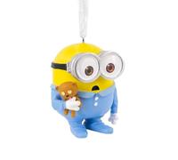 Hallmark Adorno Colgante de Bob el Minion, decoración de árbol de Minions, Adorno Colgante de Resina, Adorno Colgante de Navidad, Regalos para Navidad, mi Villano Favorito