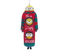 Hallmark Minions: The Rise of GRU, Bob, Kevin y Stuart The Minions in Ugly Christmas Sweater Adorno de Navidad