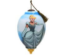 Hallmark Ne'Qwa Disney Princess Adorno de Navidad, cristal soplado pintado a mano