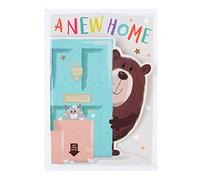 Hallmark New Home Card - Tarjeta de felicitación para el hogar, diseño con texto All About Gus