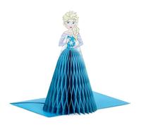 Hallmark Paper Wonder Disney Frozen Pop Up - Tarjeta de felicitación de cumpleaños, tarjeta de aliento, tarjeta para todas las ocasiones (Honeycomb Elsa)