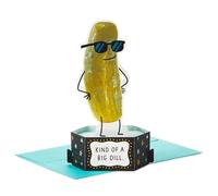 Hallmark Paper Wonder Shoebox - Divertida tarjeta desplegable (Big Dill) para cumpleaños, felicitaciones