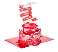 Hallmark Paper Wonder Tarjeta emergente para el dνa de San Valentνn (luna y espalda)