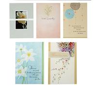 Hallmark Paquete surtido de tarjetas de condolencia (5 tarjetas de condolencia con sobres)