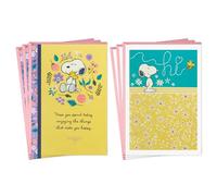 Hallmark Peanuts Snoopy Card Pack (6 tarjetas con sobres) para el día de la madre, solo porque sí