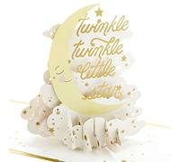 Hallmark Signature Paper Wonder Pop Up - Tarjeta de ducha para bebé (doble centelleo)