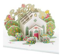 Hallmark Signature Paper Wonder Religious Pop Up Tarjeta de Pascua (Pascua Blessings)